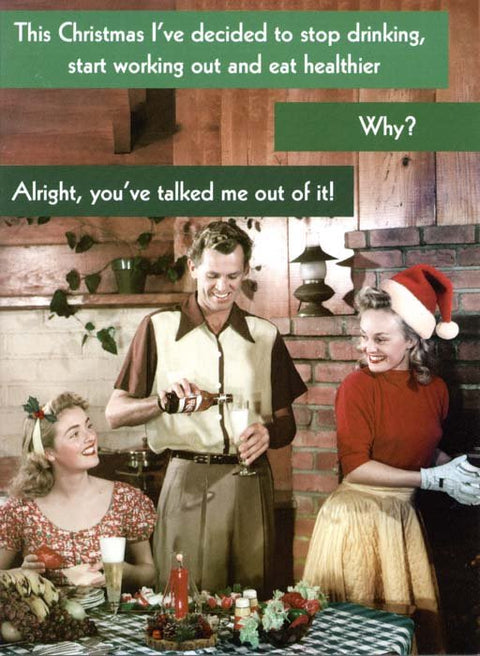 Funny Christmas cardsQuitting HollywoodComedy Card CompanyChristmas - Talked me out of it