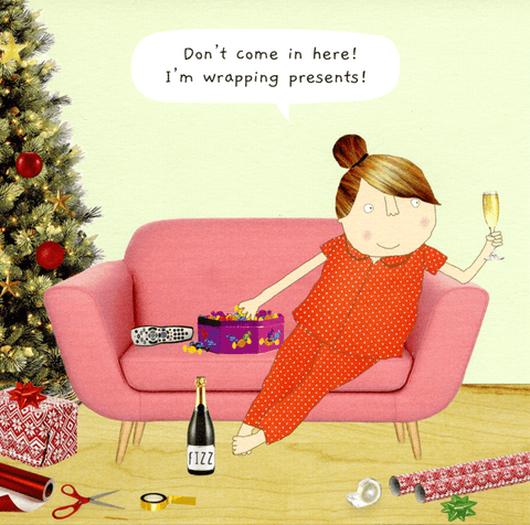 Funny Christmas cardsRosie Made a ThingComedy Card CompanyDon't come in