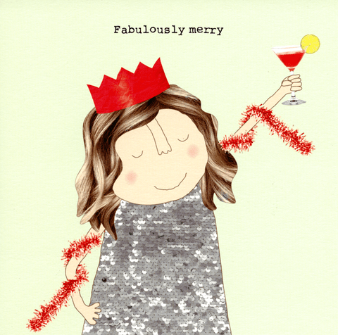 Funny Christmas cardsRosie Made a ThingComedy Card CompanyFabulously Merry