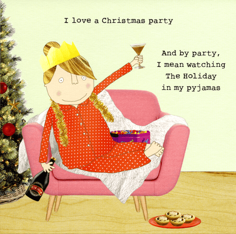 Funny Christmas cardsRosie Made a ThingComedy Card CompanyLove a Christmas Party