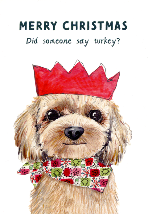 Funny Christmas cardsRosie Made a ThingComedy Card CompanySomeone say turkey?