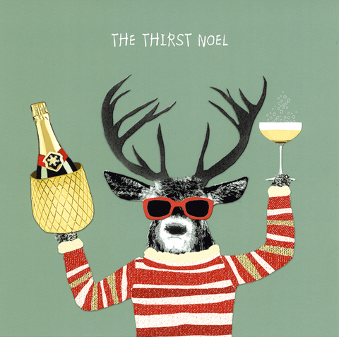 Funny Christmas cardsSally ScaffardiComedy Card CompanyThirst Noel