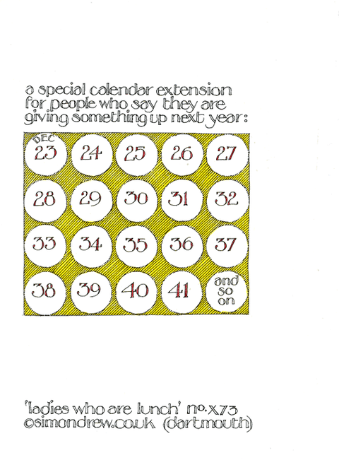 Funny Christmas cardsSimon DrewComedy Card CompanyLadies who are lunch