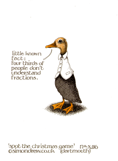 Funny Christmas cardsSimon DrewComedy Card CompanySpot the Christmas Game