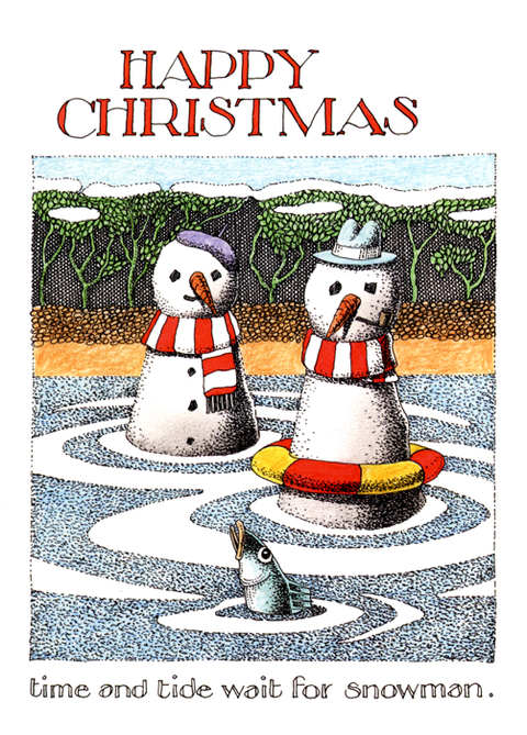Funny Christmas cardsSimon DrewComedy Card CompanyTime and Tide