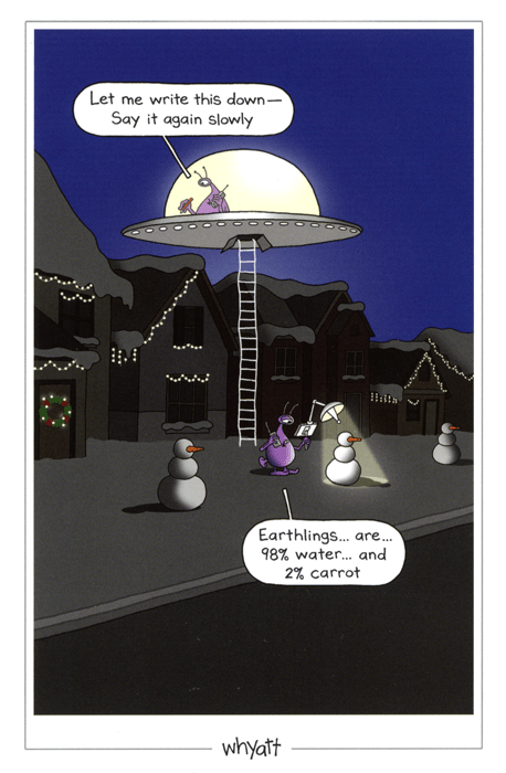 Funny Christmas cardsTraces of NutsComedy Card CompanyEarthlings