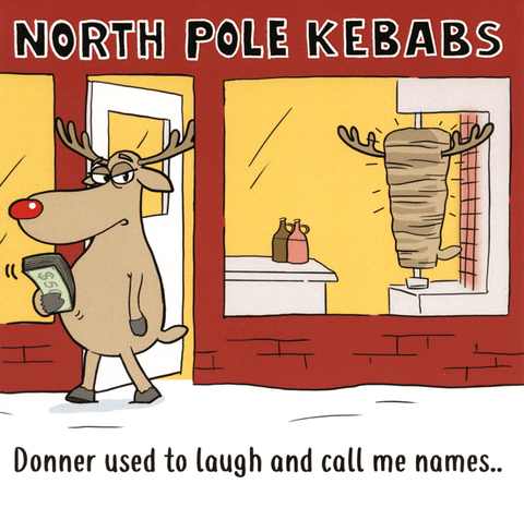 Funny Christmas cardsTwizlerComedy Card CompanyDonner used to laugh