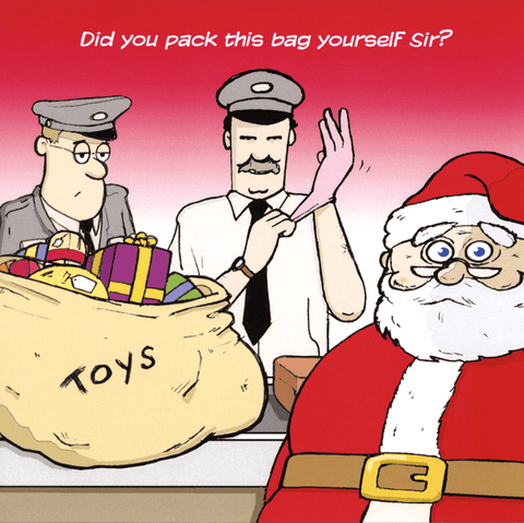 Funny Christmas cardsTwizlerComedy Card CompanyPack bag yourself?