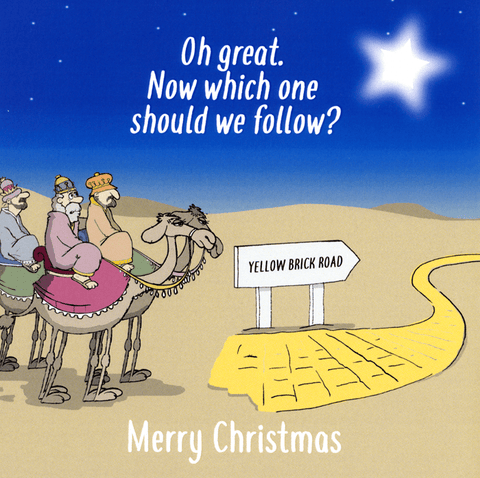 Funny Christmas cardsTwizlerComedy Card CompanyYellow brick road