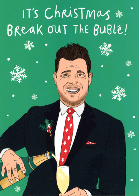 Funny Christmas cardsUK GreetingsComedy Card CompanyBreak out the Bublé