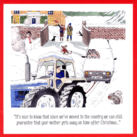Funny Christmas cardsWoodmansterneComedy Card CompanyMother in Law at Christmas