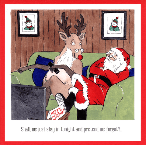 Funny Christmas cardsWoodmansterneComedy Card CompanyPretend we forgot