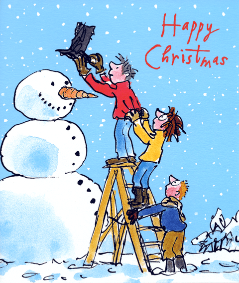 Funny Christmas cardsWoodmansterneComedy Card CompanyQuentin - Snowman