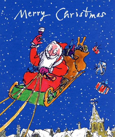 Funny Christmas cardsWoodmansterneComedy Card CompanySanta - Quentin Blake
