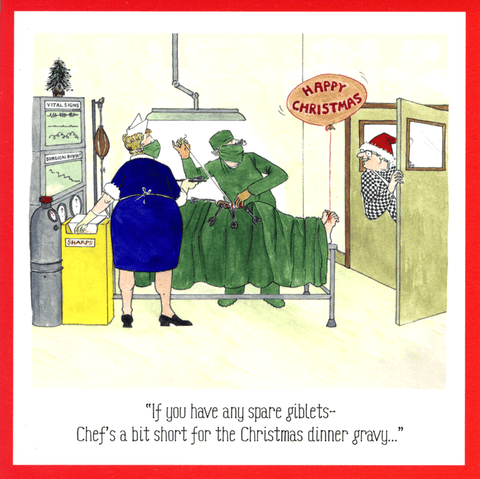 Funny Christmas cardsWoodmansterneComedy Card CompanySpare giblets