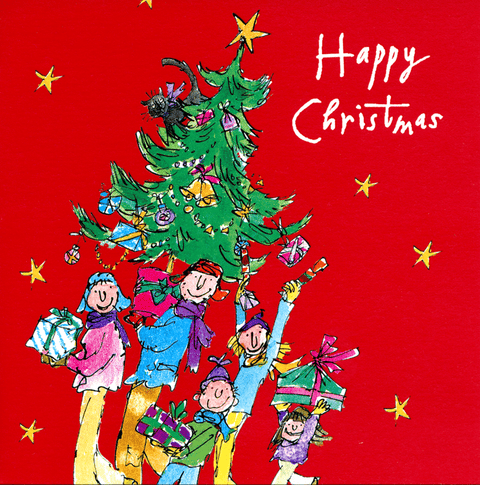 Funny Christmas cardsWoodmansterneComedy Card CompanyTree - Quentin Blake