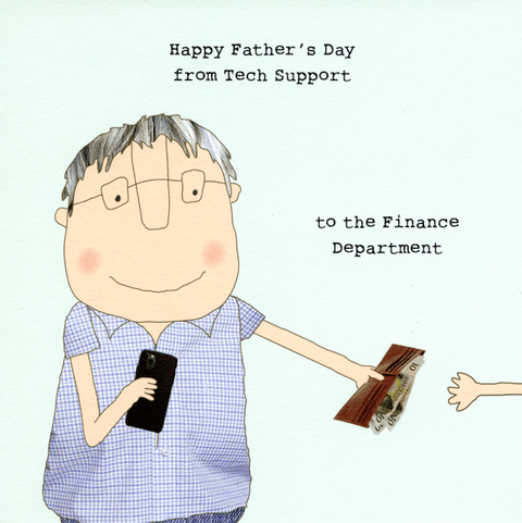 Funny Father's Day CardsRosie Made a ThingComedy Card CompanyTech Support