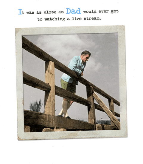 Funny Father's Day CardsUK GreetingsComedy Card CompanyLive Stream - Father's Day