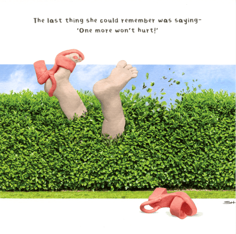 Funny Greeting CardEmotional RescueComedy Card CompanyOne more won't hurt