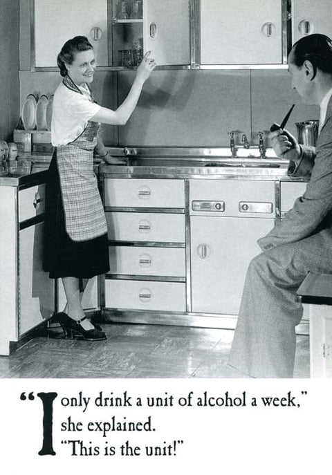 Funny Greeting CardEmotional RescueComedy Card CompanyOne unit of alcohol