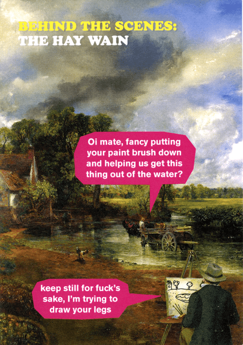 Funny Greeting CardModern TossComedy Card CompanyThe Hay Wain