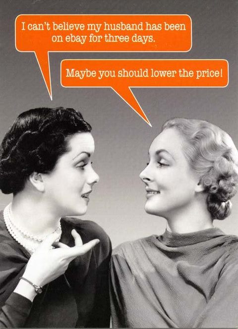Funny Greeting CardQuitting HollywoodComedy Card CompanyHusband on eBay