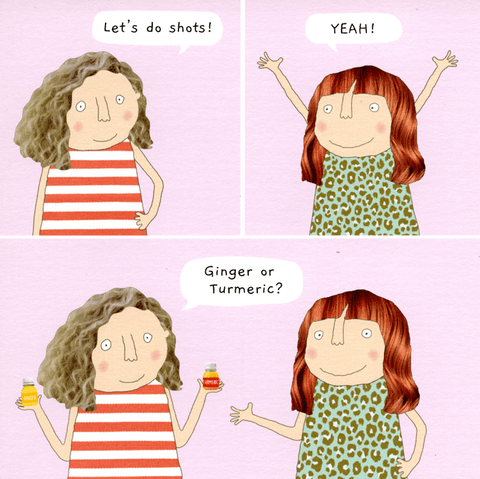 Funny Greeting CardRosie Made a ThingComedy Card CompanyLet's do shots