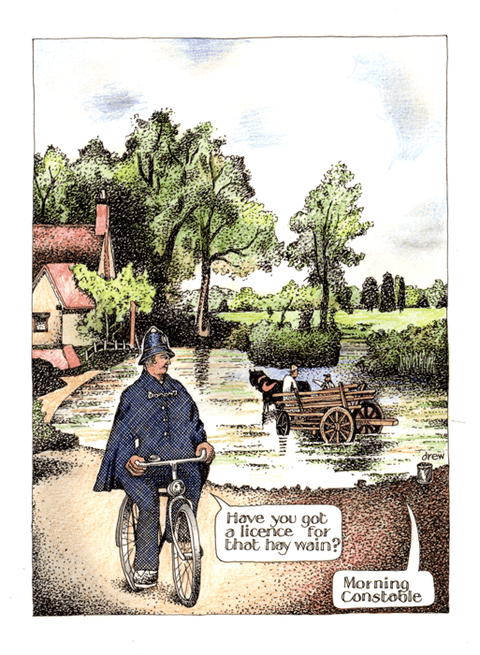 Funny Greeting CardSimon DrewComedy Card CompanyHay Wain