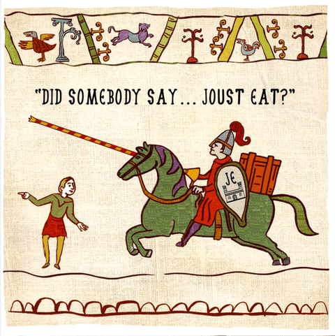 Funny Greeting CardWoodmansterneComedy Card CompanyJoust eat