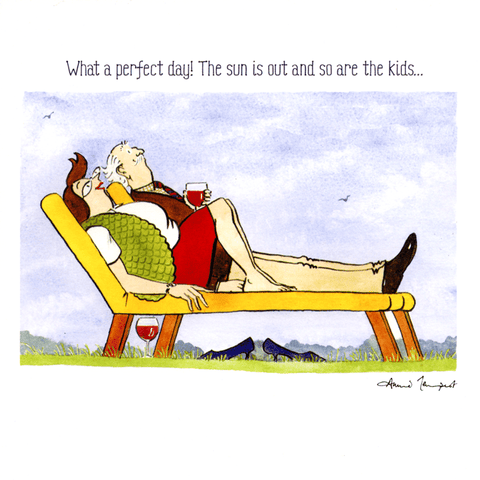 Funny Greeting CardWoodmansterneComedy Card CompanySun is out