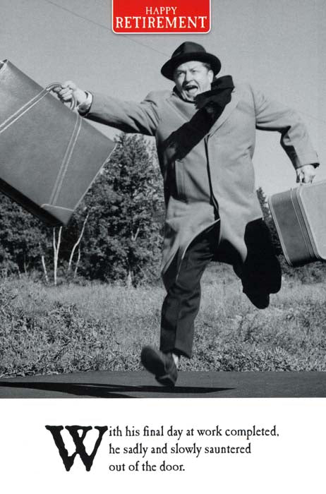 Funny Leaving CardEmotional RescueComedy Card CompanyFinal day at work