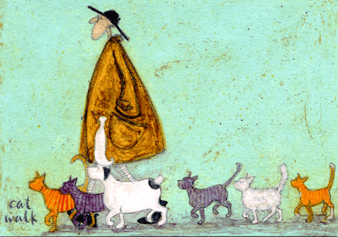 Greeting cardArtpressComedy Card CompanyCat Walk