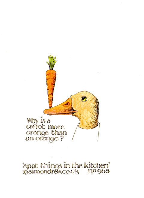 Greeting cardSimon DrewComedy Card CompanySpot things in a Kitchen