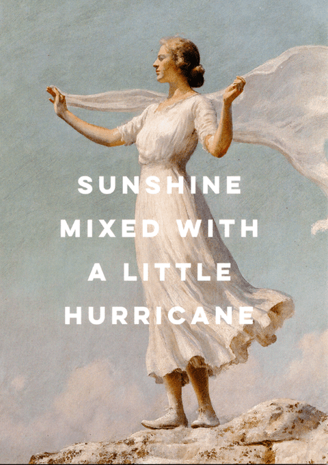 humorous greeting cardEast End PrintsComedy Card CompanySunshine and Hurricane