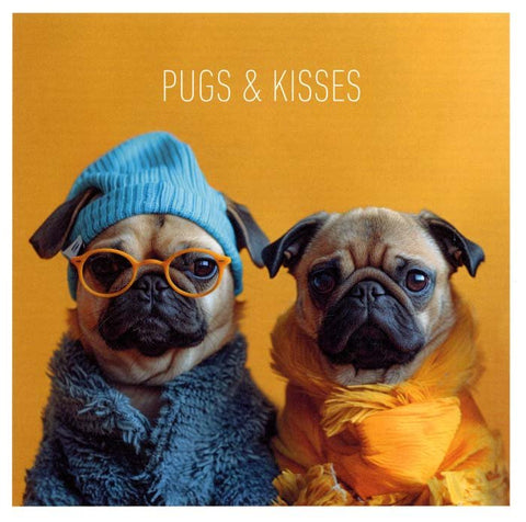 humorous greeting cardIconComedy Card CompanyPugs and Kisses