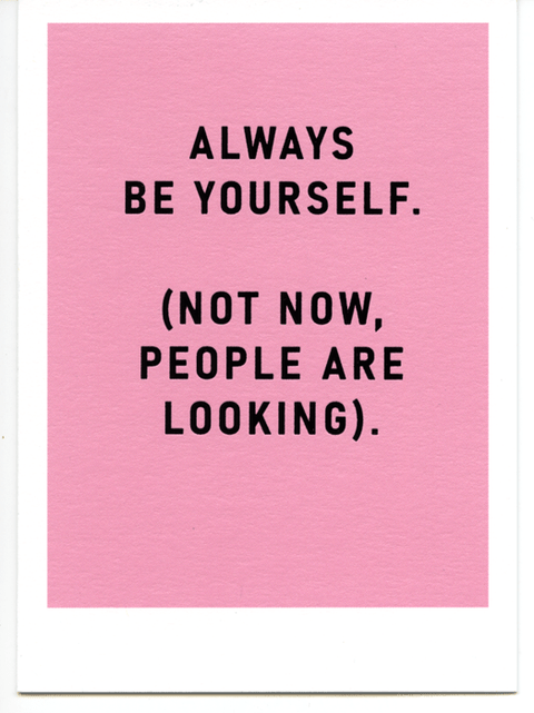 humorous greeting cardOhh DeerComedy Card CompanyAlways be yourself