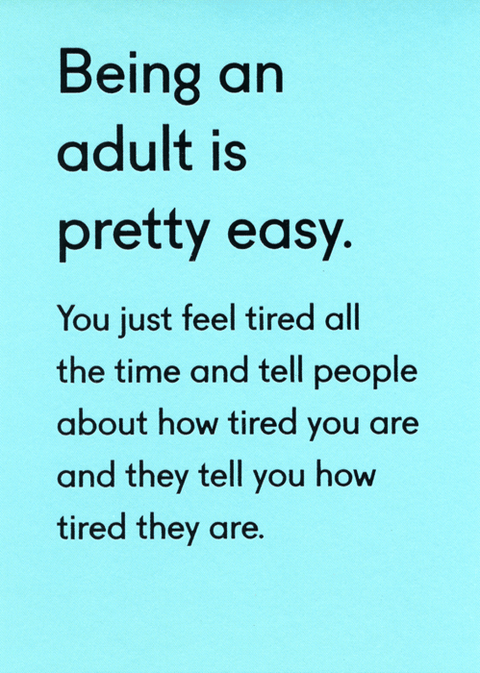 humorous greeting cardOhh DeerComedy Card CompanyBeing an adult