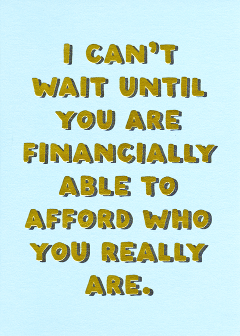 humorous greeting cardOhh DeerComedy Card CompanyFinancially afford