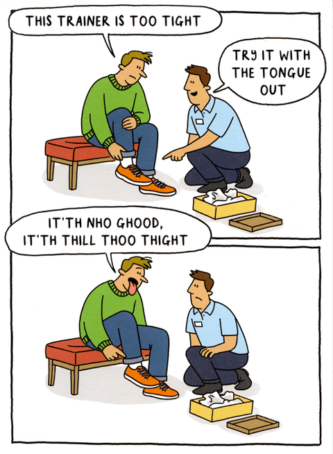 humorous greeting cardPaperlinkComedy Card CompanyTongue out
