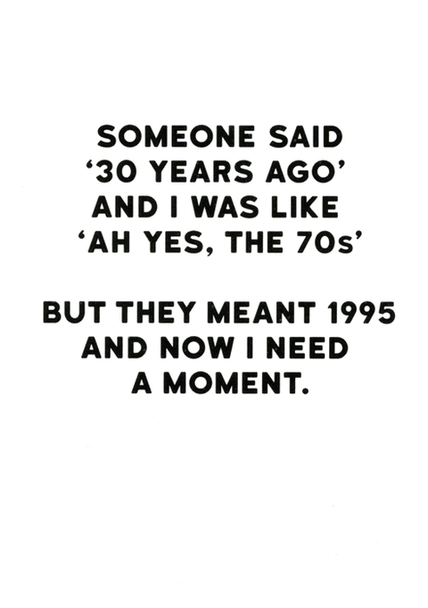 humorous greeting cardRedbackComedy Card Company30 years ago