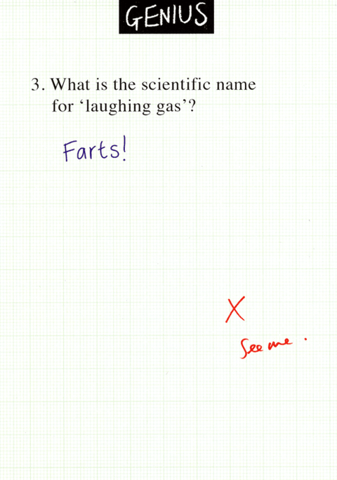 humorous greeting cardWoodmansterneComedy Card CompanyLaughing Gas