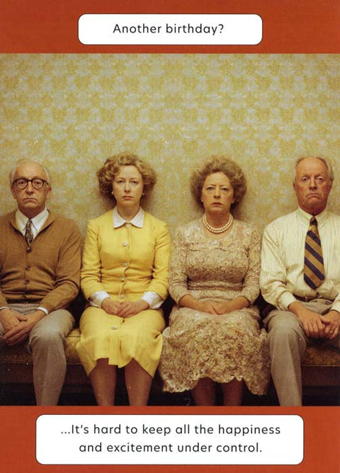 Keep excitement under control