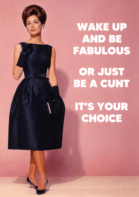 Rude CardsDean MorrisComedy Card CompanyFabulous or C*nt
