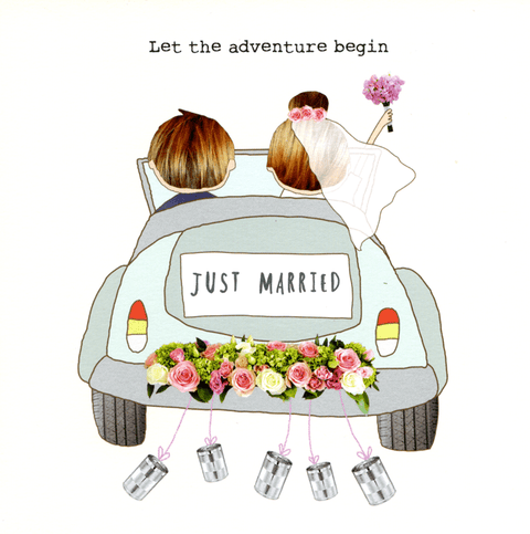 Wedding Day CardRosie Made a ThingComedy Card CompanyJust Married