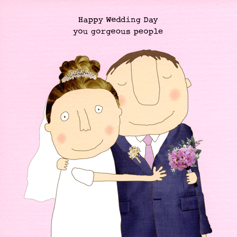 Wedding Day CardRosie Made a ThingComedy Card CompanyWedding - Gorgeous couple
