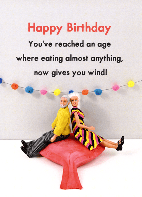 Birthday CardBold & BrightComedy Card CompanyGives you wind