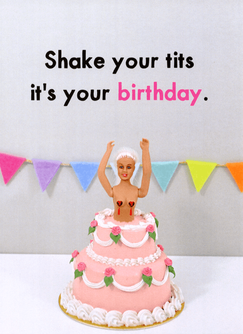 Birthday CardBold & BrightComedy Card CompanyShake your tits