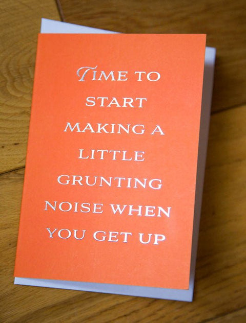 Birthday CardComedy Card CompanyComedy Card CompanyFOIL - Little Grunting Noise