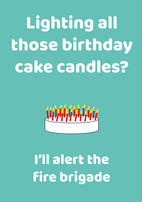 Birthday CardComedy Card CompanyComedy Card CompanyLighting all those candles