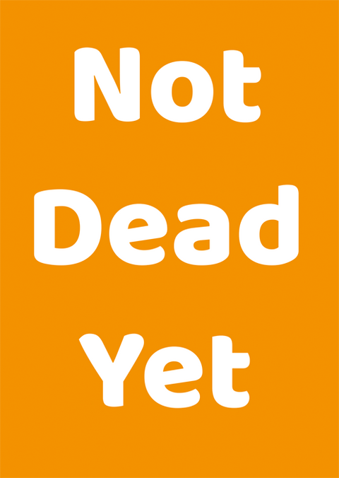 Birthday CardComedy Card CompanyComedy Card CompanyNot Dead Yet